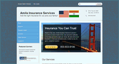 Desktop Screenshot of amilainsurance.com